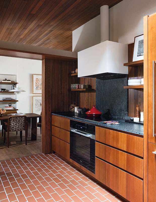 Remodeled kitchen featuring Miele appliances