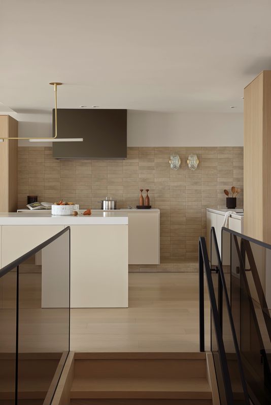 Remodeled kitchen featuring Miele appliances