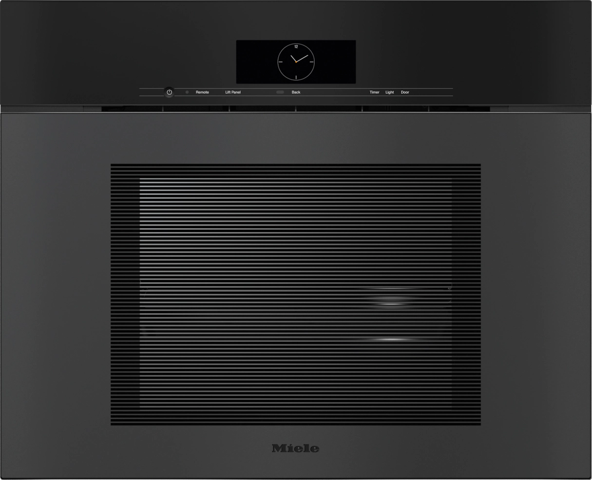Miele DGC 7880 X 30inch handleless combi-steam oven in matte black