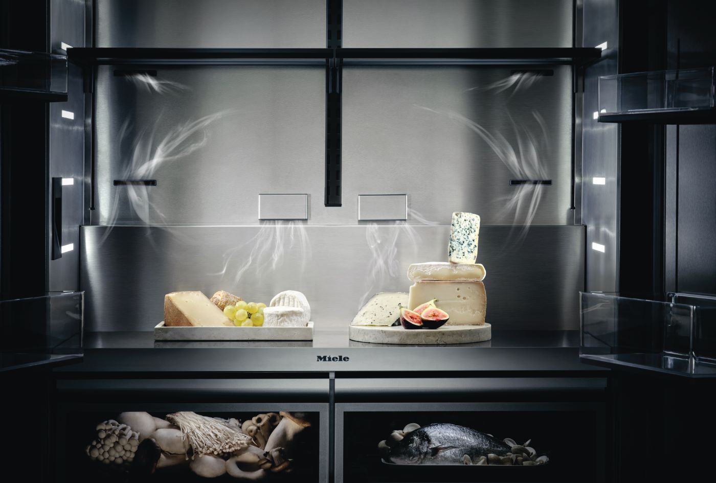 close up of inside of MasterCool 3 Fridge